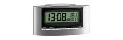 Solar Powered Radio Controlled Alarm Clock Automatic Night Light