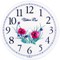 Floral Clock Design - Poppie