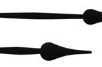 H35 Metal Clock Hands (Spade)
