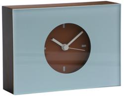 Modern Timber and Glass Alarm Clock