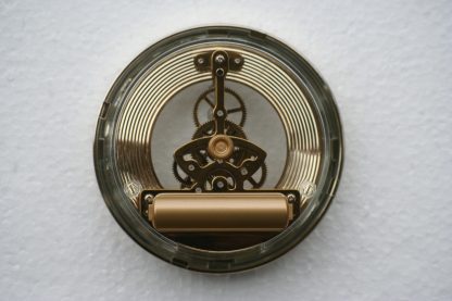 103mm Skeleton Clock rear view