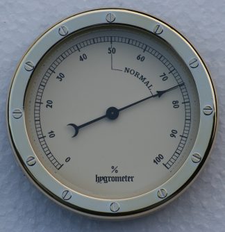 Hygrometer 70mm diameter available in a choice of dial and bezel 