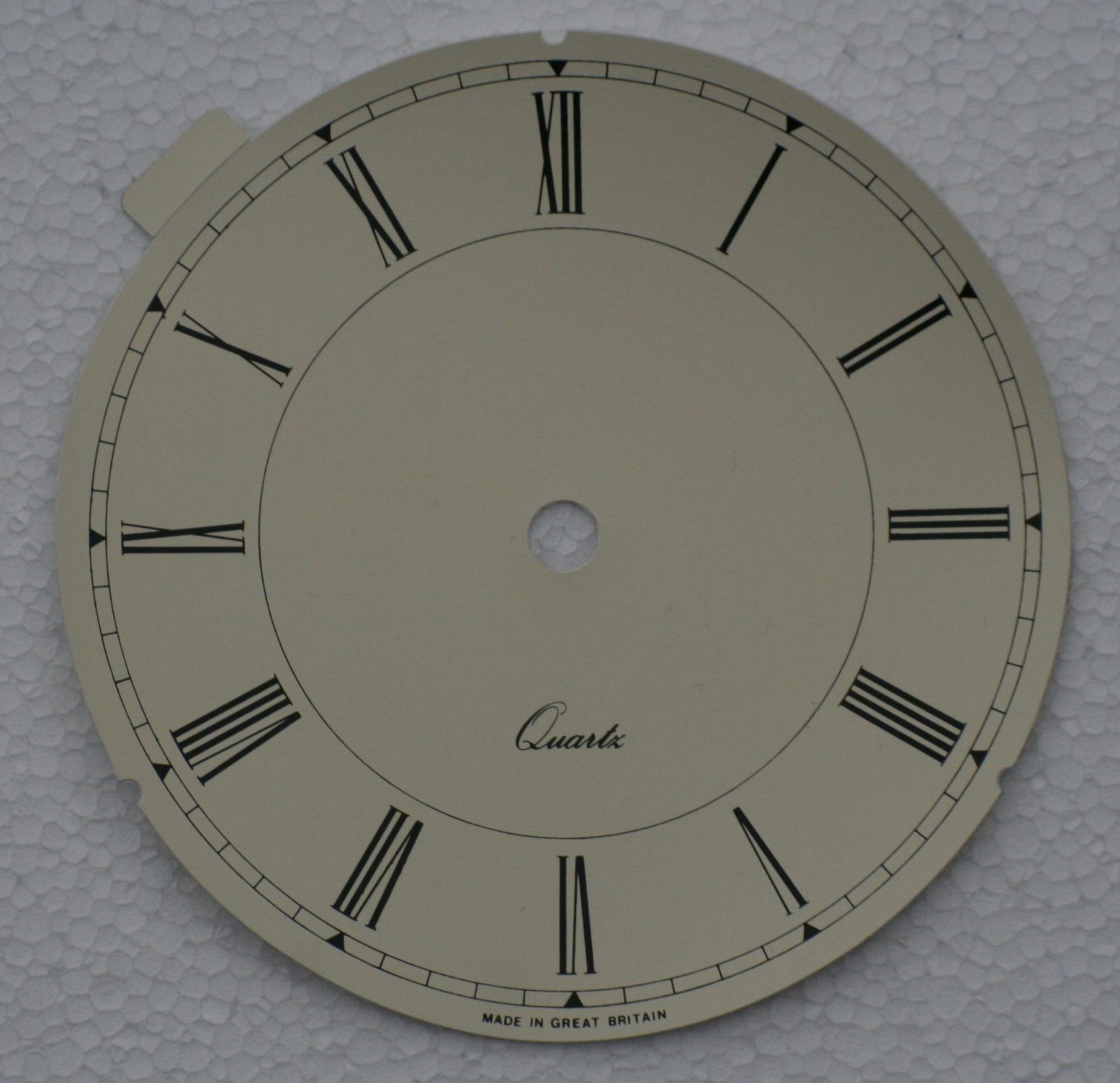 145mm Clock Dial Self adhesive Cream with Roman Numerals (Copy) (Copy) Time & Weather Instruments